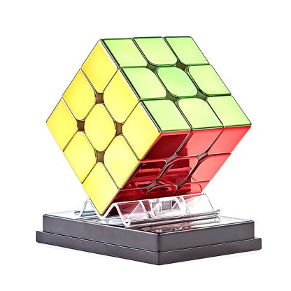 Electroplating Third-Order Magic Cube Educational Toys, Style: Magnetic Version - Image 2