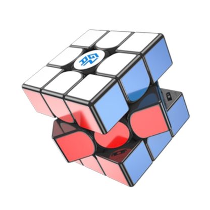 GAN12 Competition Practice Third-Order Magnetic Magic Cube Puzzle Toy, Style: Sticker Version