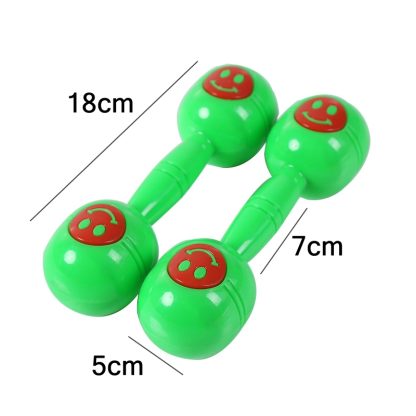 10 PCS Kindergarten Children Morning Exercise Plastic Rattle(Green) - Image 3