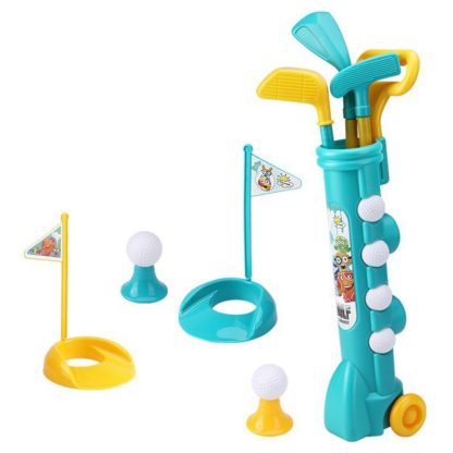 14PCS/Set Children Golf Club Toy Set Kindergarten Sports Ball Pretend Play Toys - Image 2