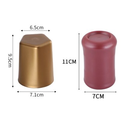 6 PCS Bar Thickening Anti-skid Dice Cup, Style: Pentagon(Purple) - Image 3