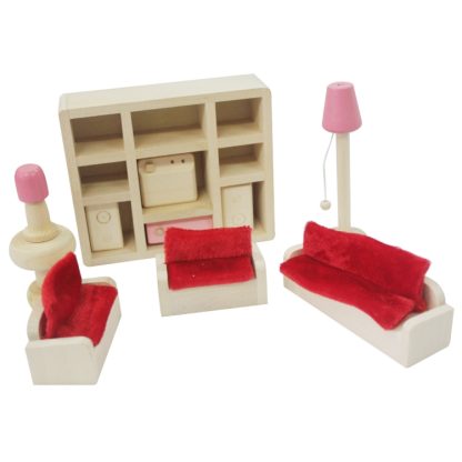 Pretend Play Mini Simulation Children Small Furniture Doll House Toy(Living Room)