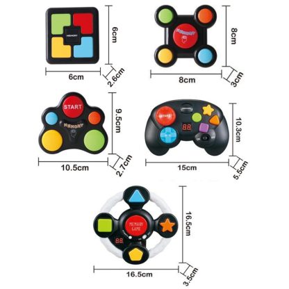 Children Educational Memory Training Game Machine, Style: Shaped - Image 3