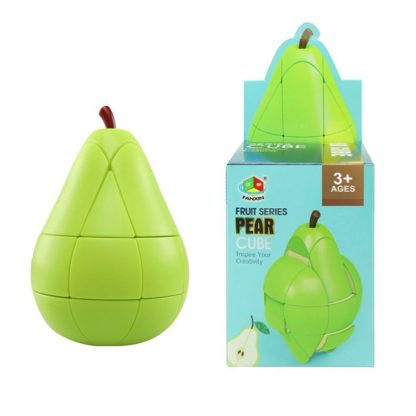 FanXin Fruit 3x3x3 Magic Cube  Educational  Cube Toys for Children,Style: Pear