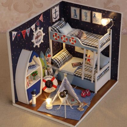 Smart DIY Cabin Hand Assembled Model Toys(Looking At The Stars) - Image 2