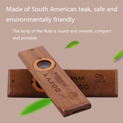 ADL07 Wooden Environmental Protection Portable Kazoo(ADL07) - Image 2