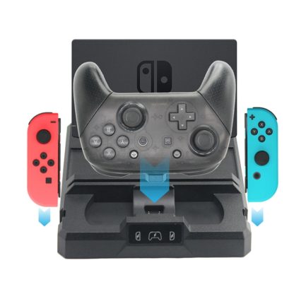 Multifunctional Game Console Handle Charging Base Storage Bracket For Nintendo Switch