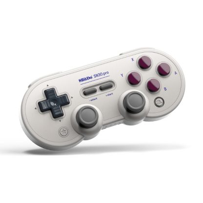 8Bitdo SN30ProG Vibration Burst Somatosensory Wireless Bluetooth Gamepad For Switch(Light Gray) - Image 2