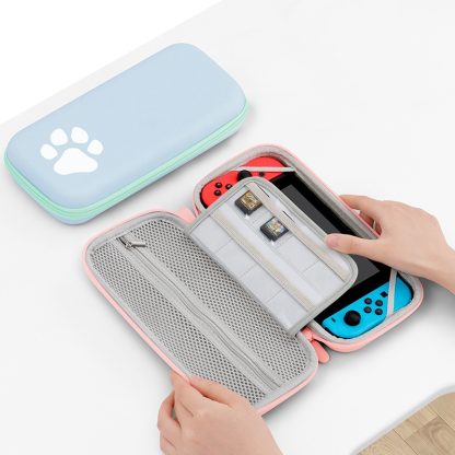 Baona BN-F005 Cat Paw Pattern Cconsole Storage Bag For Switch (Green) - Image 2