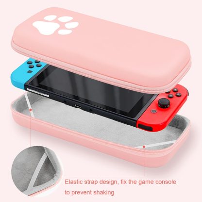 Baona BN-F005 Cat Paw Pattern Cconsole Storage Bag For Switch Lite (Blue) - Image 3