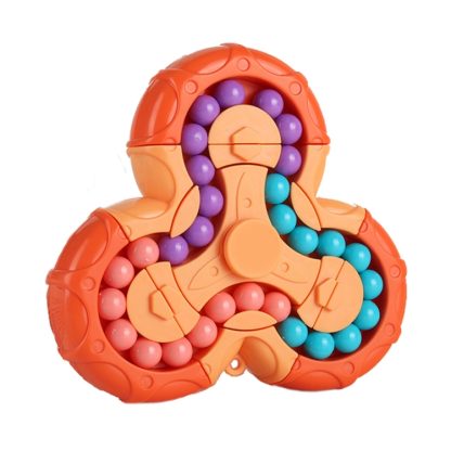 Six-sided Spinning Fidget Spinner Ball(Orange)