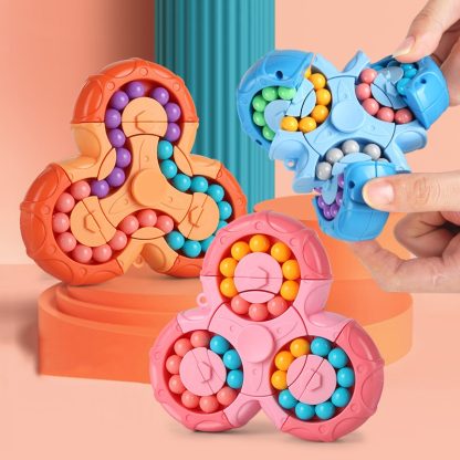 Six-sided Spinning Fidget Spinner Ball(Pink) - Image 2