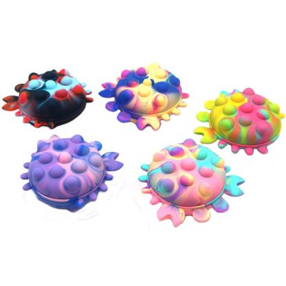 2 PCS Crab Shape Press Bubble Toys(Light Green) - Image 2