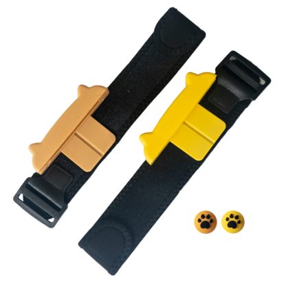 Dancing Wrist Bracelet Game Handle Strap For Switch JOY-CON(Yellow 29cm)