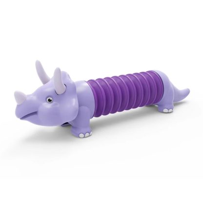 5 PCS Deformation And Stretching Dinosaur Student Decompression Toy(Blue) - Image 3