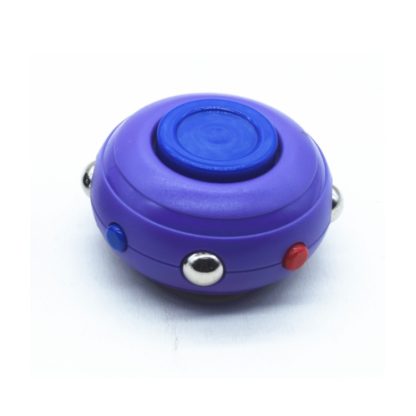 3 PCS Circular Rotary Decompression Fingertip Spinning Top, Color: Purple Blue 02