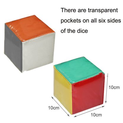 2 PCS / Set Insert Card Dice Learning Toys With Transparent Pocket - Image 3