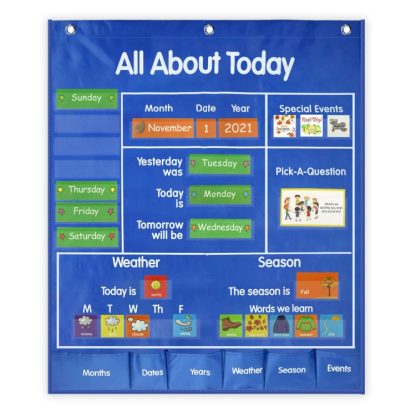 Daily Events Calendar Hanging Bag Early Education Hanging Bag - Image 2