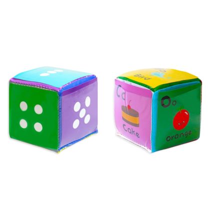 2PCS Alphanumeric Graphics Card Insertion Card Dice With Cards