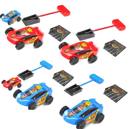 Pedal Catapult Launch Aerodynamic Car Parent-child Outdoor Competitive Racing, Color: Red - Image 2