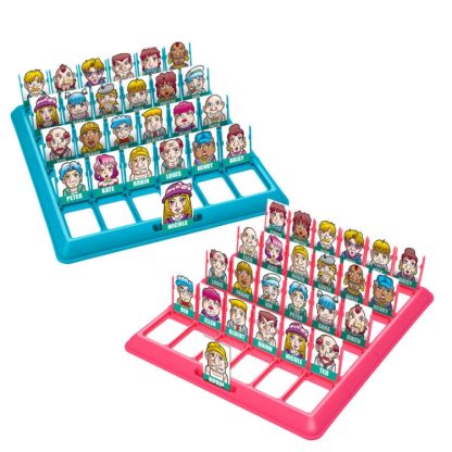 QH11870 Children Logical Reasoning Game Guess Board Kid Puzzle Game Party Toy(Red Blue)