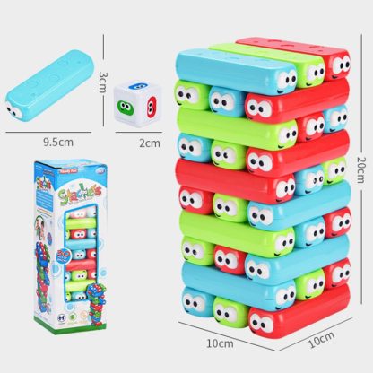 Early Education Stacking Tower Parent-child Game Interactive Toy Large - Image 2