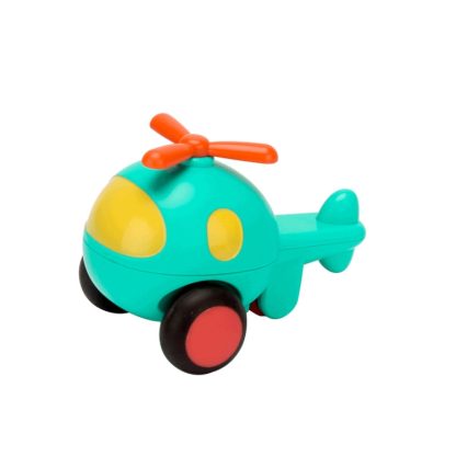 Children Cartoon Fell-Resistant Mini Inertial Pull Back Toy Car(Helicopter)