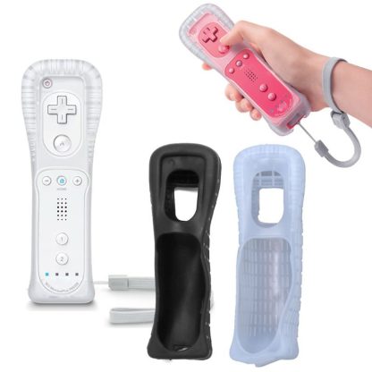 5 PCS For Nintendo Wii Remote Right Hand Controller Silicone Cover Case(Black) - Image 2