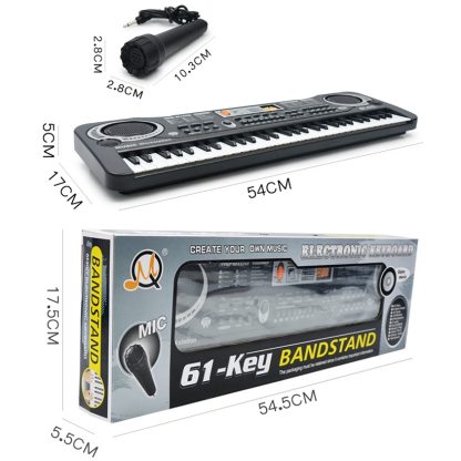 MQ6106 61-Keys Multifunctional Electronic Organ Children Toy with Microphone, Spec: USB Charging - Image 3