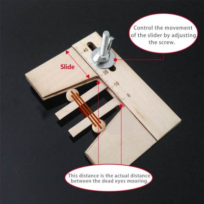 Wood Ship Model DIY Auxiliary For Wooden Classical Sailing Model(Wood) - Image 3