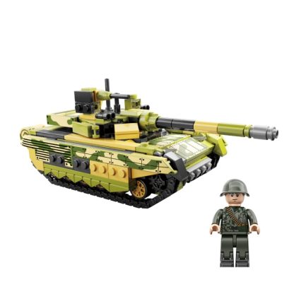 22016 T90M CAYI Tank Model Assembled Puzzle Building Blocks Children Toys - Image 2