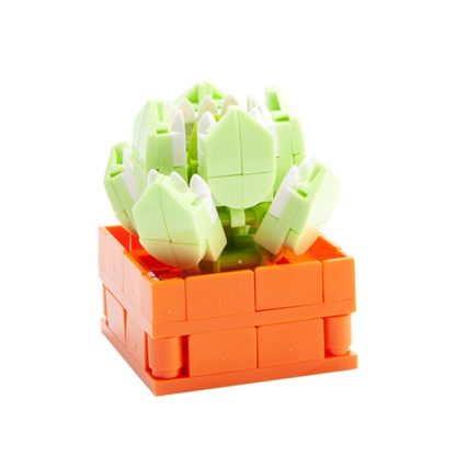 2600E CAYI Potted Plant Building Blocks Office Decoration Small Particles Assembly Puzzle Toys