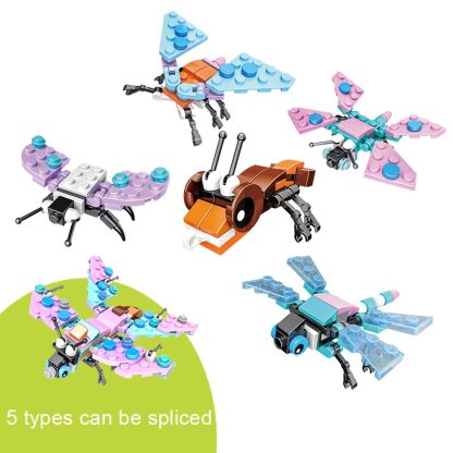 KY021 Butterfly CAYI Insect Small Particles Assembly Puzzle Building Block Toys - Image 3