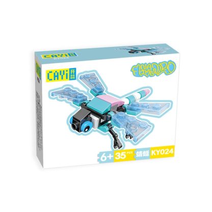 KY024 Dragonfly CAYI Insect Small Particles Assembly Puzzle Building Block Toys - Image 2