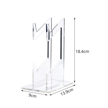 For PS4/ PS5/PS3 Acrylic Double Layer Game Handle Storage Bracket (Transparent) - Image 3