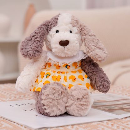 Cute Dressing Teddy Plush Toys Decorative Gift Plush Doll, Color: Yellow Skirt