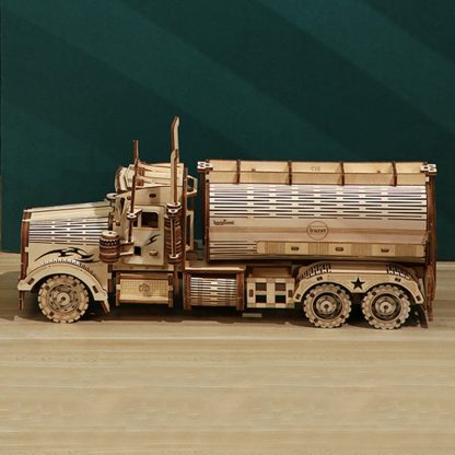 Fuel Tanker Money Storage Jar 3D Wooden Puzzle Children Educational Toys DIY Handmade Ornaments Small - Image 2