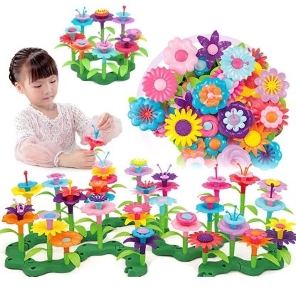 54pcs/set Children Intellectual Development DIY Assembly Flower Arrangement Toys - Image 2