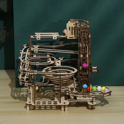 LG825 Mechanical Track Ball 3D Wooden Puzzle Toy DIY Handmade Ornaments - Image 2