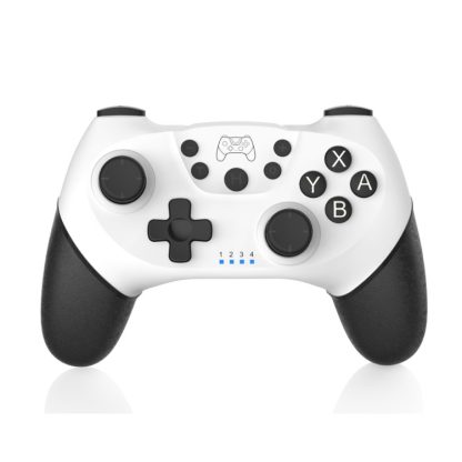 For Switch/ Switch OLED/Switch Lite Bluetooth Handle 6-axis Wireless Gamepad(Black White)