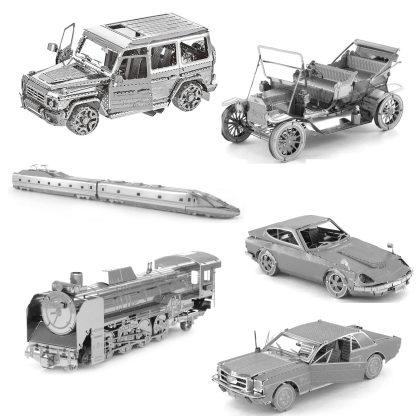 1908 T-shaped Cars 3D Three-dimensional Metal Car Assembly Model DIY Puzzles Toy - Image 3