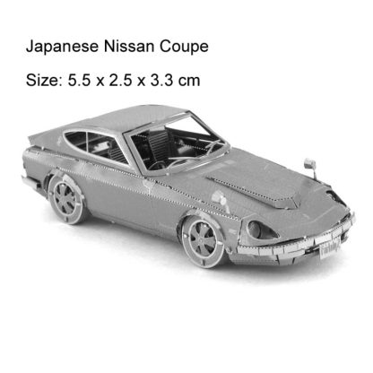 Nissans Coupe 3D Three-dimensional Metal Car Assembly Model DIY Puzzles Toy - Image 2