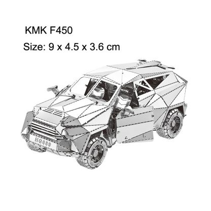 KMK F450 3D Three-dimensional Metal Car Assembly Model DIY Puzzles Toy - Image 2