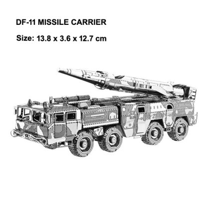 Missile Carrier 3D Three-dimensional Metal Car Assembly Model DIY Puzzles Toy - Image 2