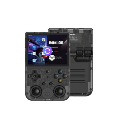 ANBERNIC RG353V  3.5 Inch Wireless Game Box Android 11 Linux OS Handheld Game Console  16G Without Game(Transparent Blac