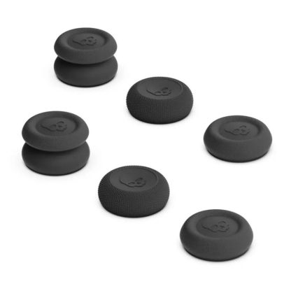 For Steam Deck Game Console Joystick Cap Set Anti-skid Combination Button Cap(Black)