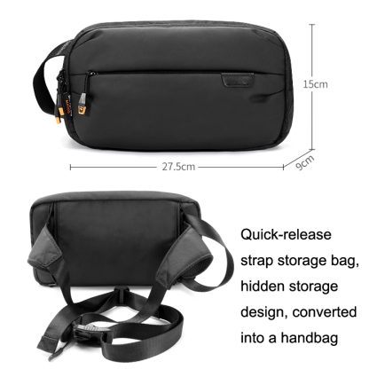 For Nintendo Switch MAHOO 10268 Storage Bag Handbag Shoulder Multi-functional Waterproof Messenger Bag(Black) - Image 3