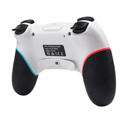 For Nintendo Switch Pro Wireless Bluetooth Handle with Macro Programming & Somatosensory Wake-up(White Red Blue) - Image 3