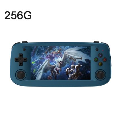 ANBERNIC RG503 4.95-Inch OLED Screen 960 X 544 Open Source Handheld Retro Game Console 16G+256G 35000+ Games(Blue)