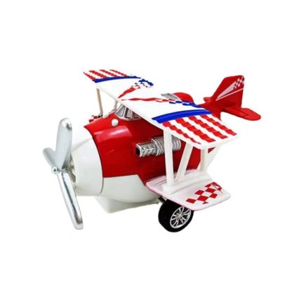 Cartoon Alloy Aircraft Model Toy(A Red)